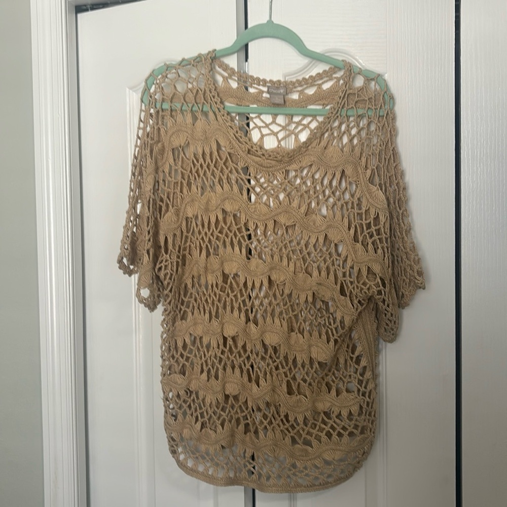 Chico’s crochet top